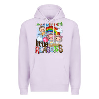 Lilac i love my job for all the little reasons Premium Hoodie - NancyCooperArtShop
