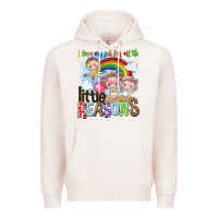 Pale Pink i love my job for all the little reasons Premium Hoodie - NancyCooperArtShop