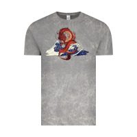 Cloud Rock asian dragon and ocean waves Vintage Tee - RanaPortraitStore