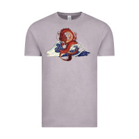 Vintage Zinc asian dragon and ocean waves Vintage Tee - RanaPortraitStore
