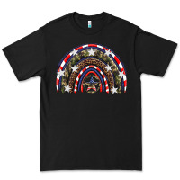 Black usa camouflage rainbow Premium Tee - Artiststas