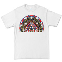 White usa camouflage rainbow Premium Tee - Artiststas