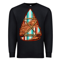 Black turquoise serape tooled leather arrowhead Premium Sweatshirt - Jasminsmagicworld