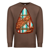 Chestnut turquoise serape tooled leather arrowhead Premium Sweatshirt - Jasminsmagicworld