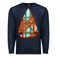 Navy turquoise serape tooled leather arrowhead Premium Sweatshirt - Jasminsmagicworld