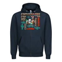 Navy coffee Zipper Hoodie - AdoDesignShop