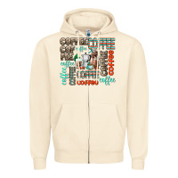 Sandshell coffee Zipper Hoodie - AdoDesignShop