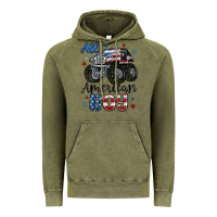 Vintage Olive all american boy Vintage Hoodie - MaliasSmallBusiness