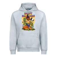 Heather Grey happy halloween Urban Hoodie - LillyAllenDesigns