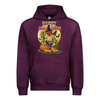 Mauve Wine happy halloween Urban Hoodie - LillyAllenDesigns