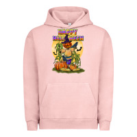 Pigment Salmon happy halloween Urban Hoodie - LillyAllenDesigns