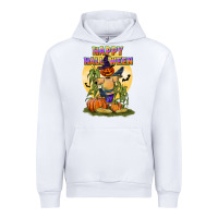White happy halloween Urban Hoodie - LillyAllenDesigns