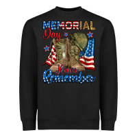 Black memorial day honor remember Heavyweight Sweatshirt - RanaPortraitStore