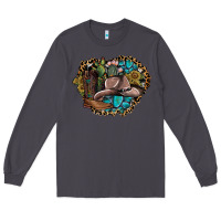 Smoke western design Long Sleeve Tee - SublimationCraftShop