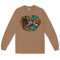 Toasted Coconut western design Long Sleeve Tee - SublimationCraftShop
