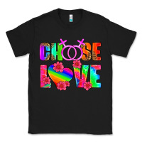 Black choose love (lesbian) Classic Tee - HRA Design Shop