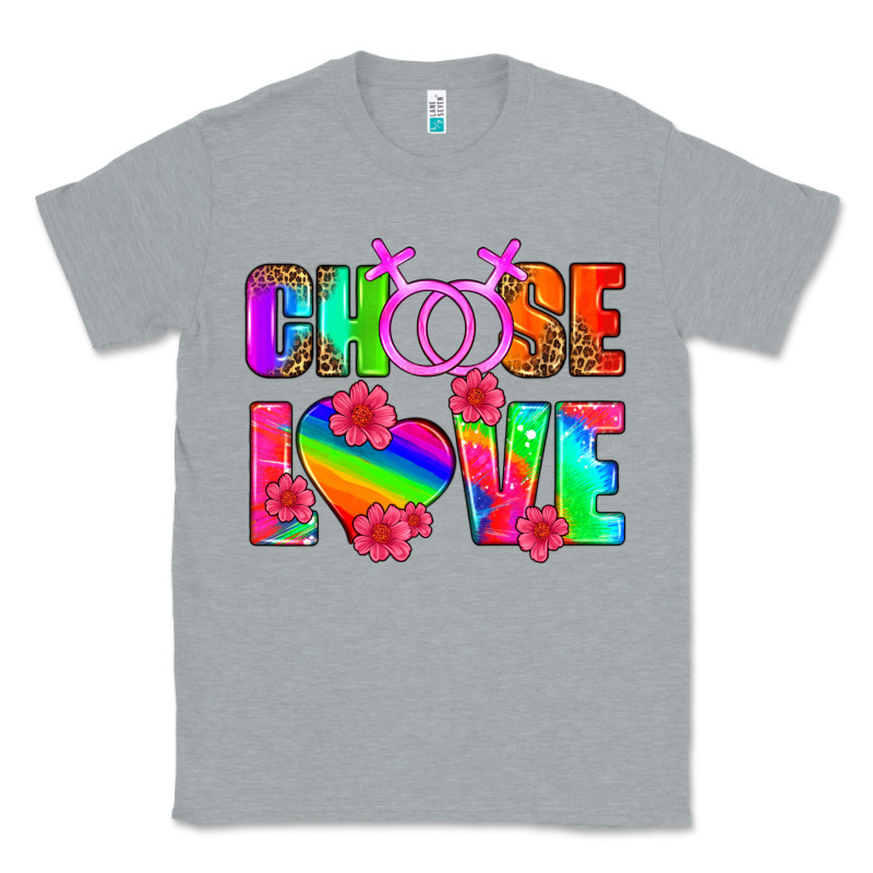 Choose Love (lesbian) Classic Tee by HRA Design Shop | Teevron
