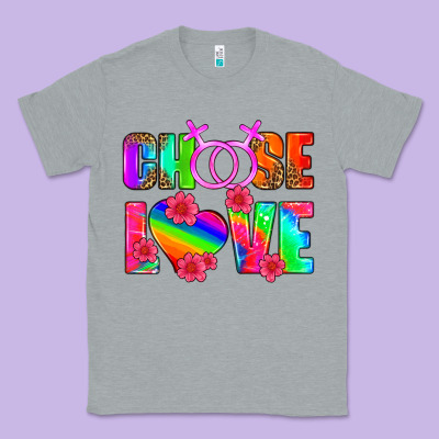 Choose Love (lesbian) Classic Tee Designed By Hra Design Shop