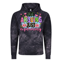 Cloud Black not arguing just explaining Vintage Hoodie - JahusDesignShop
