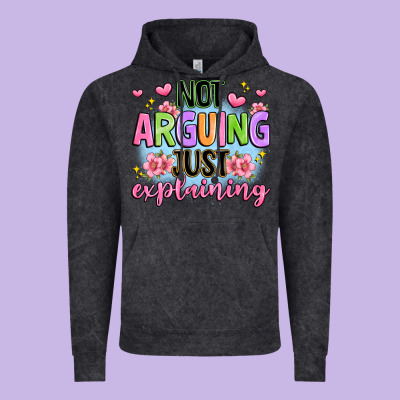Not Arguing Just Explaining Vintage Hoodie Designed By Jahusdesignshop