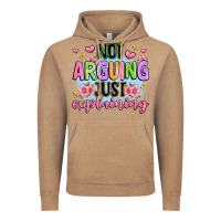 Vintage Coffee not arguing just explaining Vintage Hoodie - JahusDesignShop