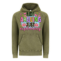 Vintage Olive not arguing just explaining Vintage Hoodie - JahusDesignShop