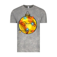 Cloud Rock christmas softball Vintage Tee - Zillion Design Studio