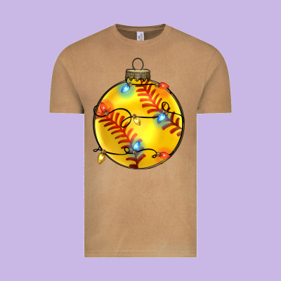 Vintage Tee christmas softball