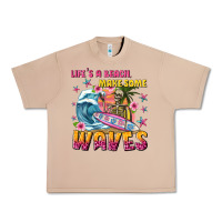 Lifes A Beach Make Some Waves Urban Heavy Tee | Teevron