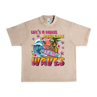 French Oak lifes a beach make some waves Urban Heavy Tee - texasbilliewilder