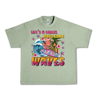 Oil Green lifes a beach make some waves Urban Heavy Tee - texasbilliewilder