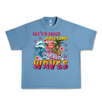 Pebble Blue lifes a beach make some waves Urban Heavy Tee - texasbilliewilder
