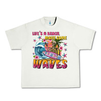 Pistachio lifes a beach make some waves Urban Heavy Tee - texasbilliewilder