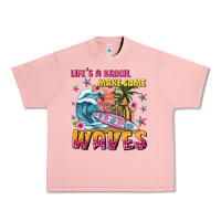 Salmon lifes a beach make some waves Urban Heavy Tee - texasbilliewilder