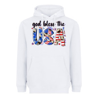 White god bless the usa Heavyweight Hoodie - NancyCooperArtShop