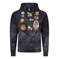 Cloud Black tis the season Vintage Hoodie - MaliasSmallBusiness