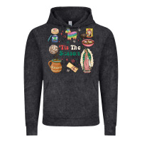 Vintage Black tis the season Vintage Hoodie - MaliasSmallBusiness