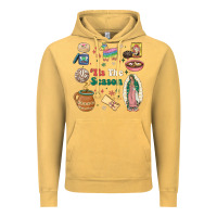 Vintage Mustard tis the season Vintage Hoodie - MaliasSmallBusiness