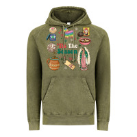 Vintage Olive tis the season Vintage Hoodie - MaliasSmallBusiness