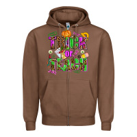 Chestnut trick or teach Zipper Hoodie - AdoDesignShop