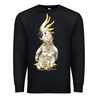 Black Cockatoo Bird Premium Sweatshirt - LillyAllenDesigns