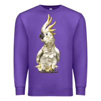 Purple Cockatoo Bird Premium Sweatshirt - LillyAllenDesigns