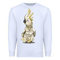 White Cockatoo Bird Premium Sweatshirt - LillyAllenDesigns