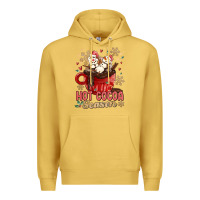 Antique Gold hot cocoa season Premium Hoodie - MaliasSmallBusiness