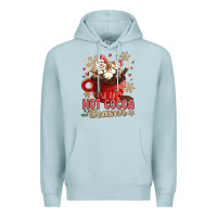 Blue Mist hot cocoa season Premium Hoodie - MaliasSmallBusiness