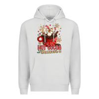 Dove Grey hot cocoa season Premium Hoodie - MaliasSmallBusiness