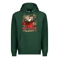 Sports Green hot cocoa season Premium Hoodie - MaliasSmallBusiness