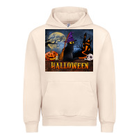 Sandshell Black Cat Halloween Urban Hoodie - LillyAllenDesigns