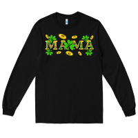 Black St. Patricks Day mama Long Sleeve Tee - Neo Western