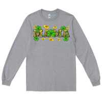 Heather Grey St. Patricks Day mama Long Sleeve Tee - Neo Western